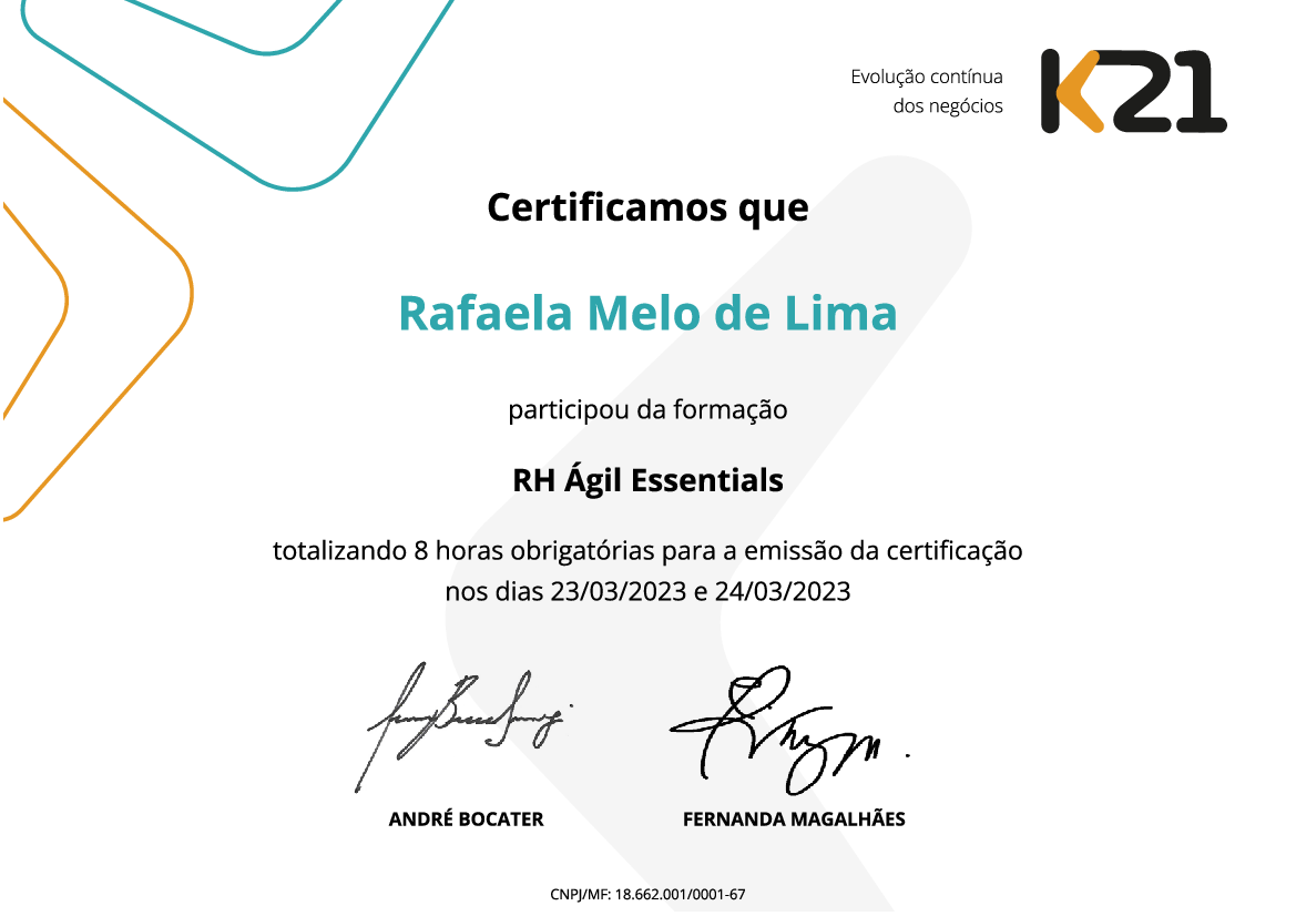 Certificado K21